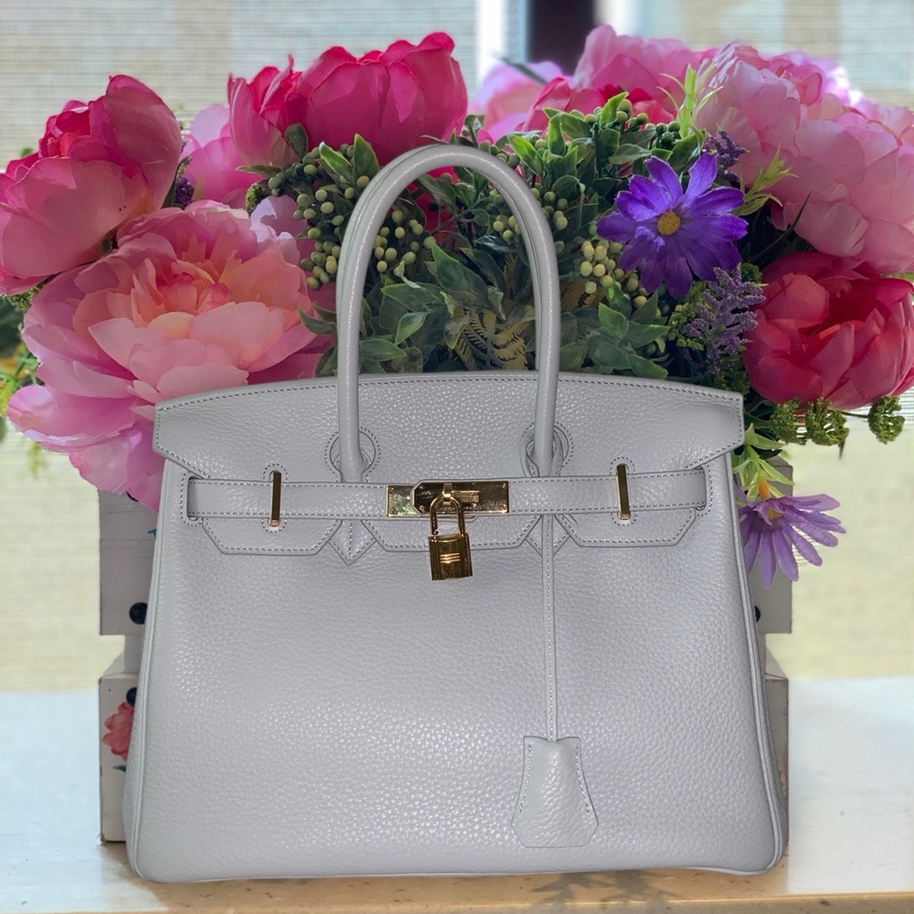 Birkin leather bag